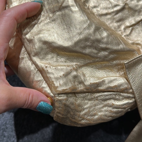 Prada gold leather bag with side bows! - Picture 12 of 17